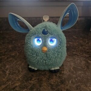 2016 Teal Hasbro Furby Connect Interactive Bluetooth Toy Pet Tested Working